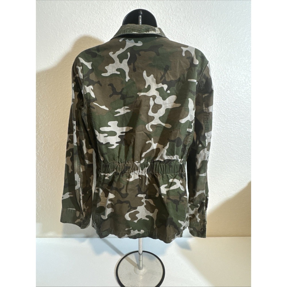 Womens Chore Coat Camo Jacket Size Medium Army Camouflage Military Love Tree - Picture 7 of 16